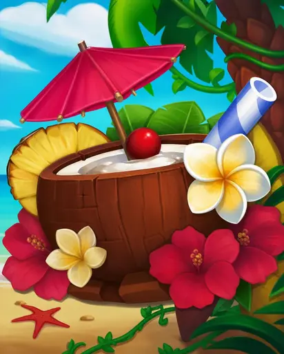 Aloha Tiki Bar Dice