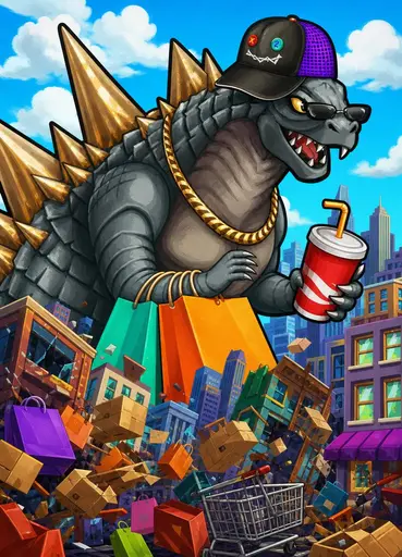 Monster Go Shopping