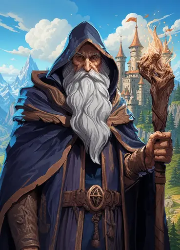 Magician Merlin